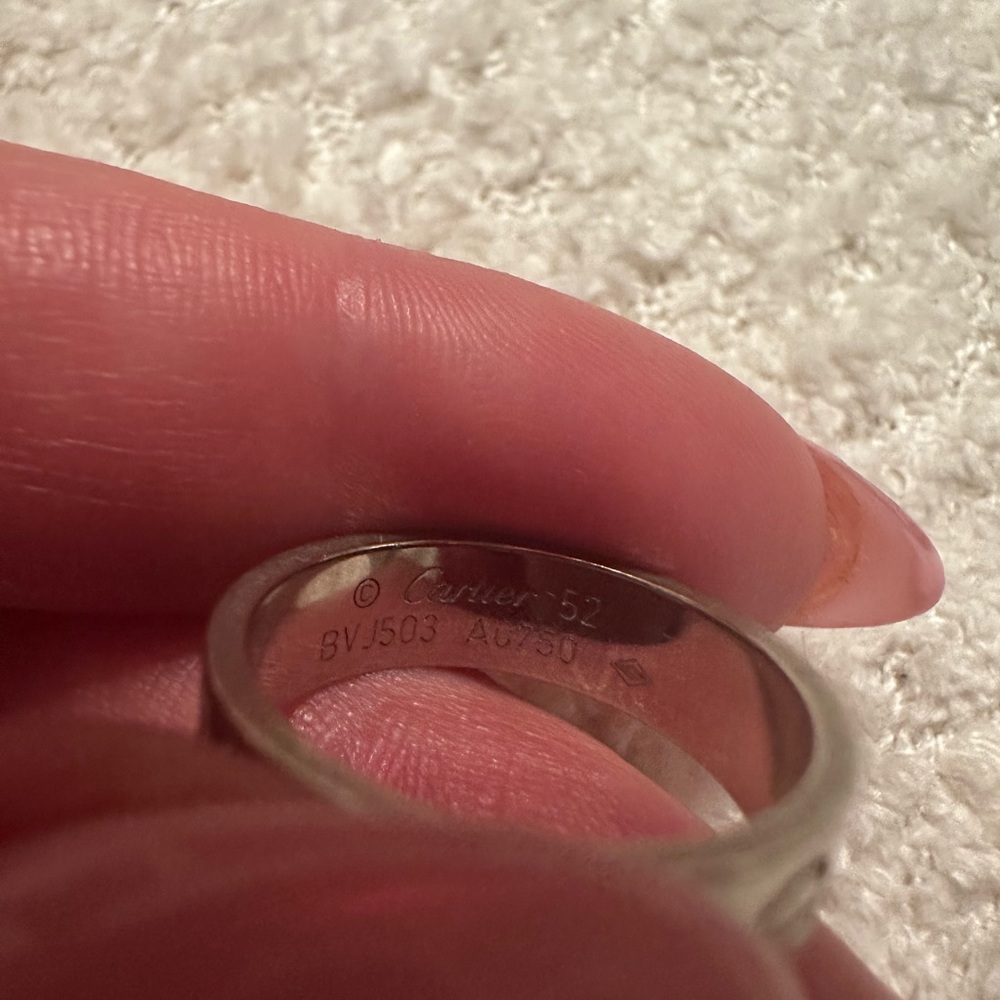 Cartier LOVE Ring White Gold 52 - Picture 5 of 7